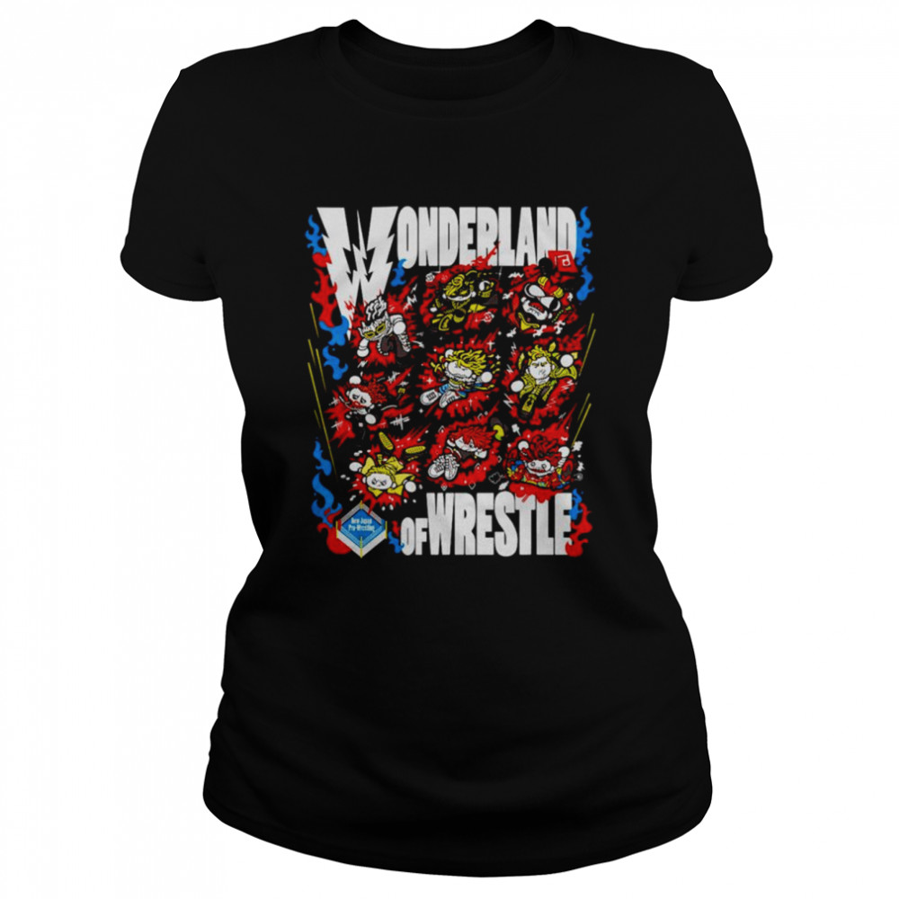 Wonderland of Wrestle shirt Classic Women's T-shirt