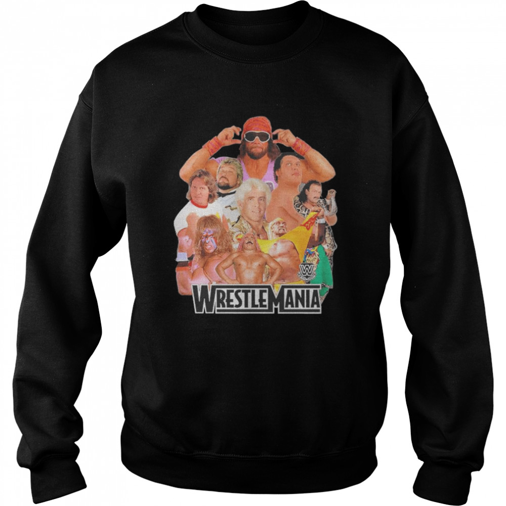 WrestleMania Legends 38 Hulk Hogan The Macho Man  Unisex Sweatshirt