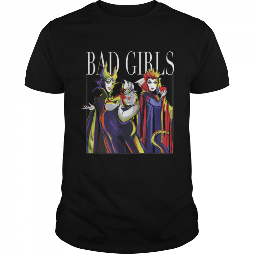 Disney Villains Bad Girls Group Shot Painted Graphic T-Shirt T-Shirt B07LBPJPLP