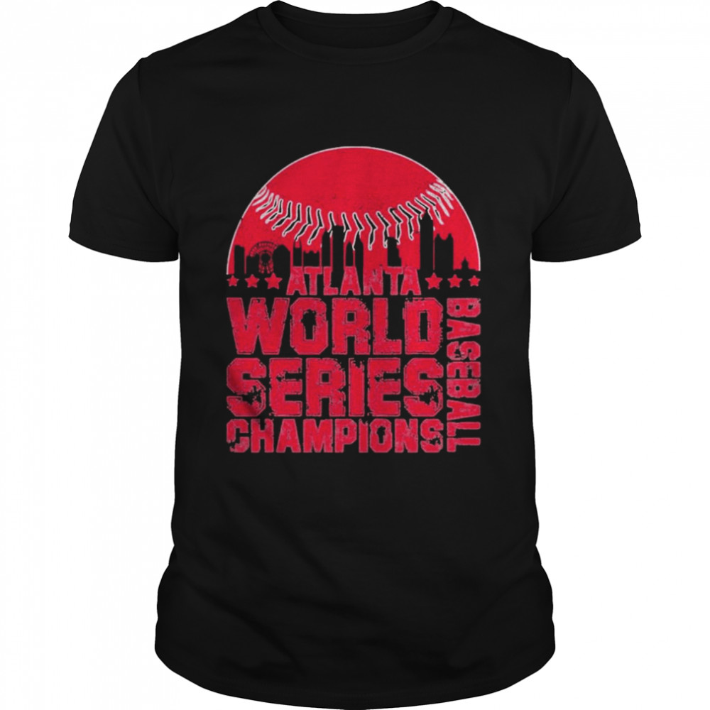 Atlanta World Series Baseball Champions Remix T-Shirt