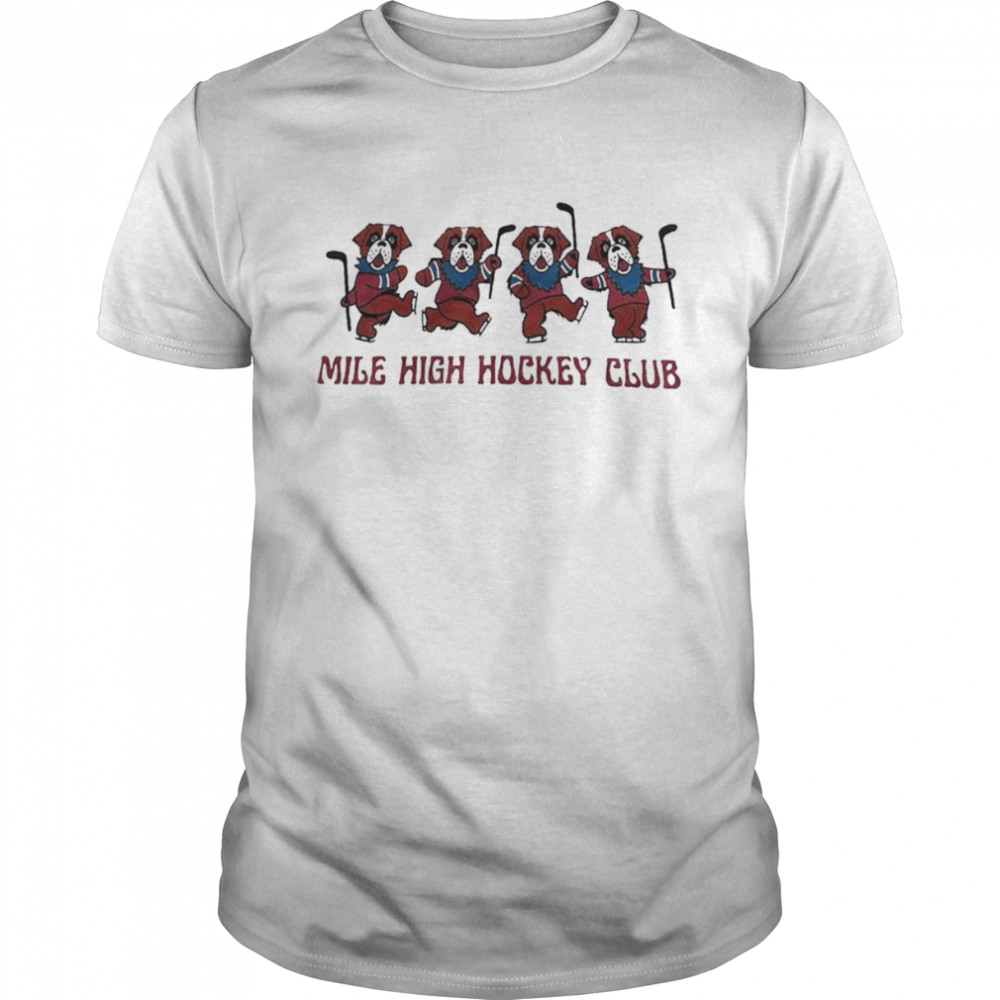 Avalanche Mile High Hockey Club Dogs Shirt