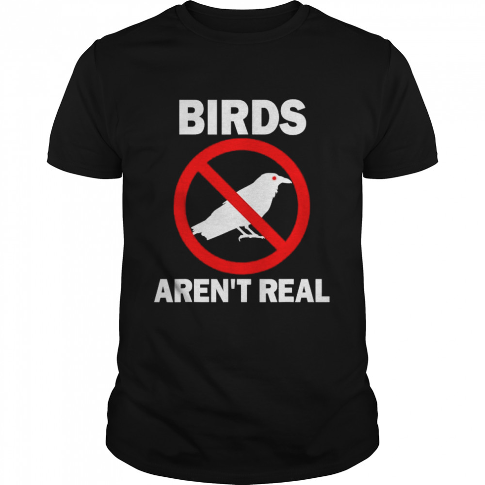 Birds aren’t real conspiracy theory no birds aren’t real shirt