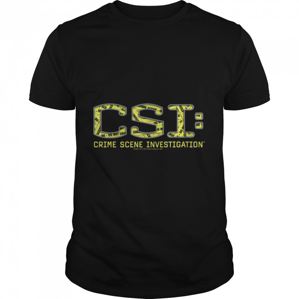CSI Collage Logo T-Shirt B09SBXLLFH