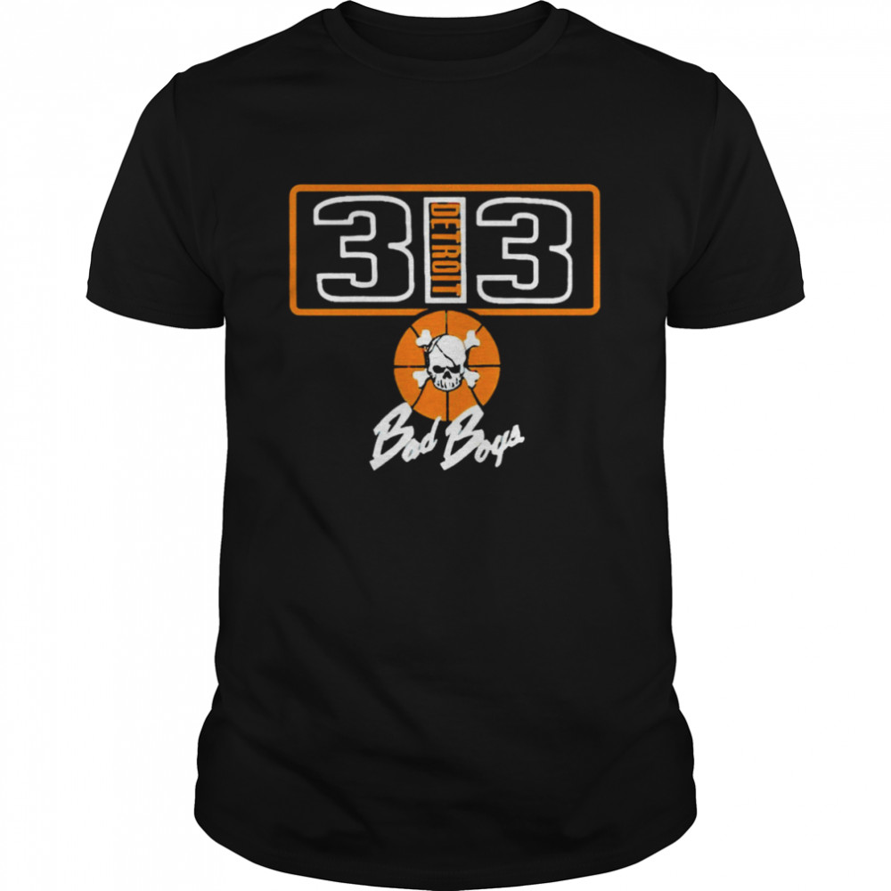 Detroit Bad Boys 313 logo T-shirt