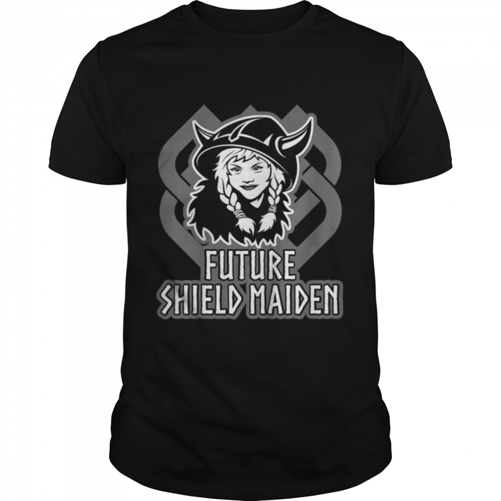 Kids Future Shield Maiden Norse Viking Celtic T-shirt B07M85PW62