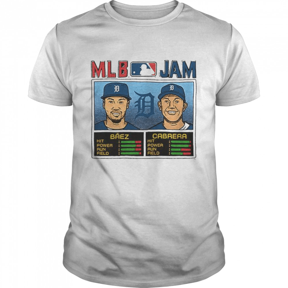MLB Jam Detroit Tigers Baez and Cabrera Shirt