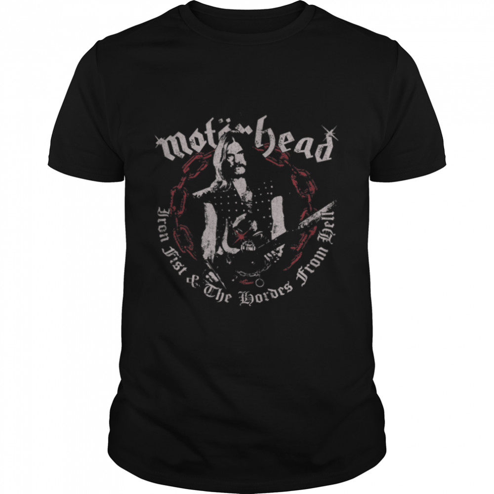 Motörhead – Iron Fist Lemmy Lordes T-Shirt B09XW5KC7G