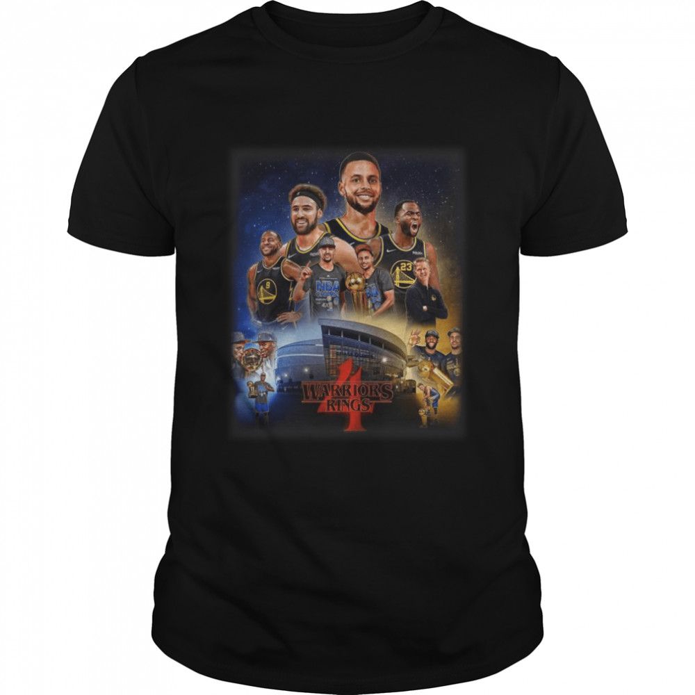 Steph, Klay, Dray and Iggy Warriors 4 Ring shirt