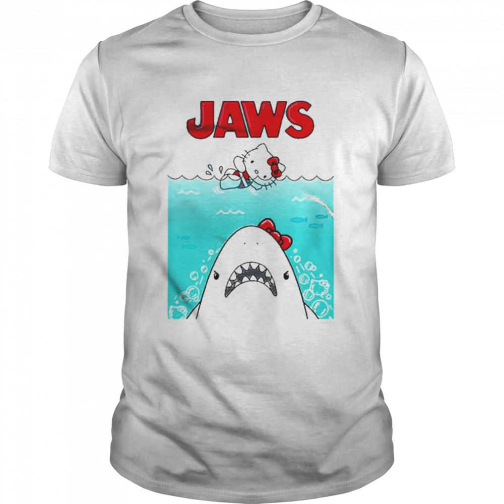 Universal Studios Hello Kitty Jaws Shark shirt