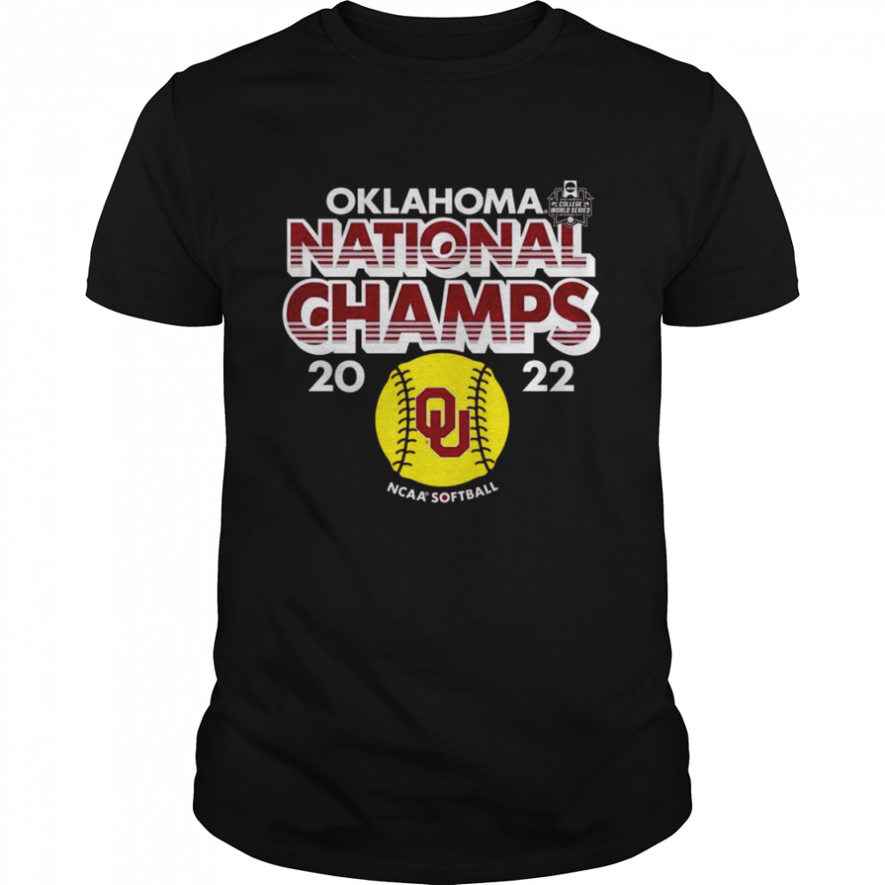University of Oklahoma Softball 2022 National Champions Women’s T-Shirt