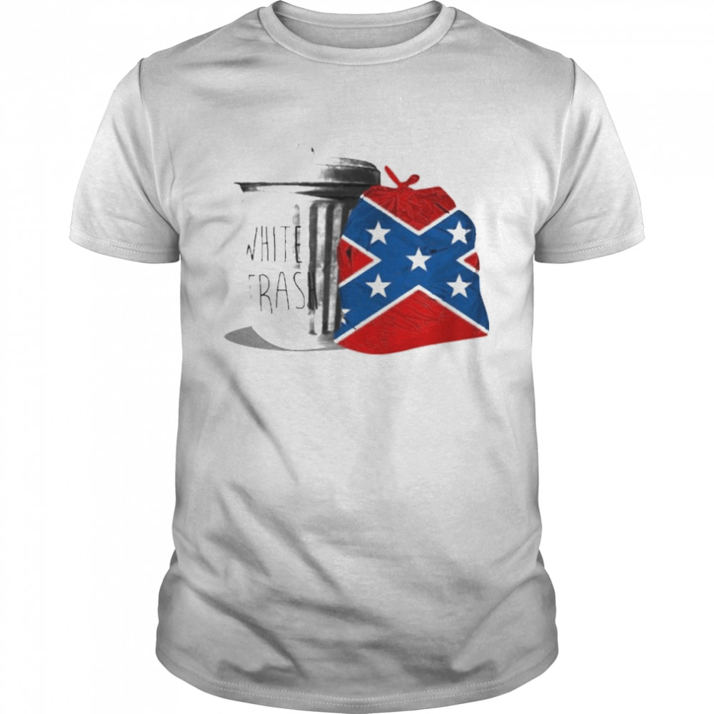 Confederate Flag White Trash  Classic Men's T-shirt