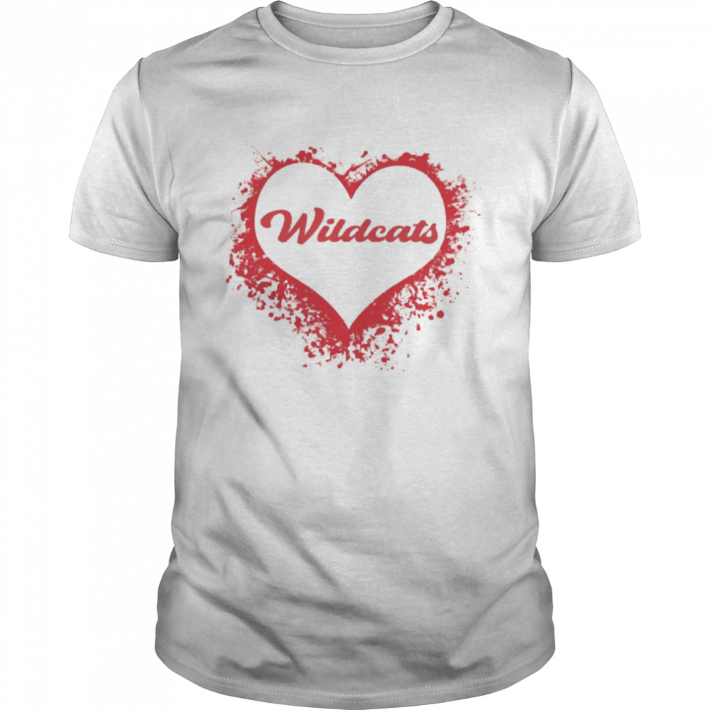 Heart School Spirit Wildcats Shirt