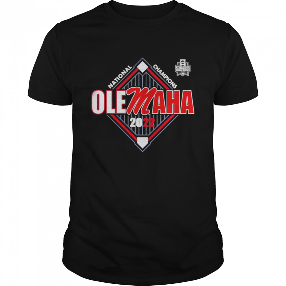 Ole Miss Rebels Blue 84 2022 NCAA Men’s Baseball College World Series Champions Olemaha T-Shirt
