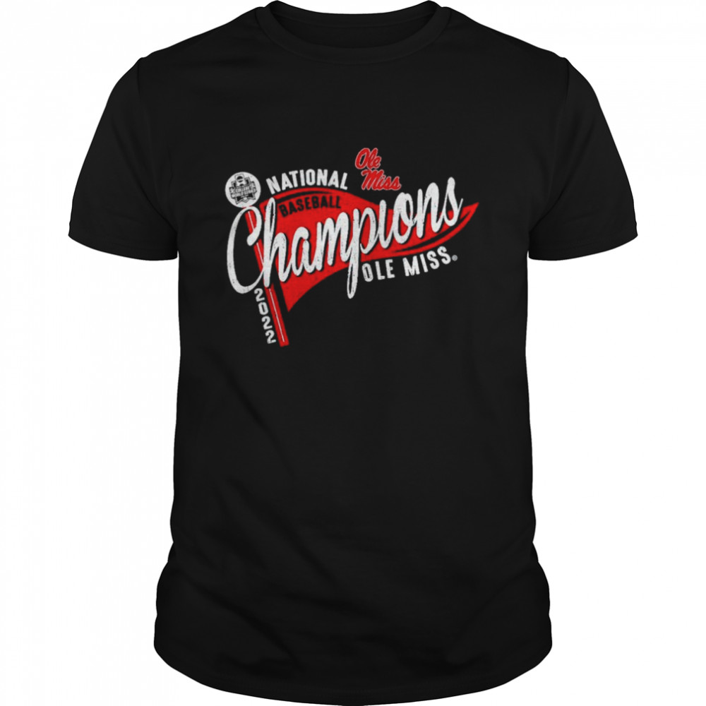 Ole Miss Rebels NCAA Men’s Baseball College World Series Champions unisex T-shirt