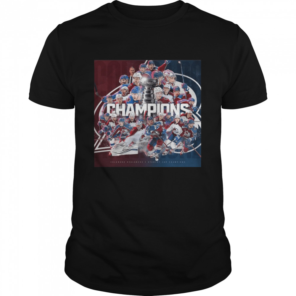 The Champions Colorado Avalanche Hockey Team 202 Shirt