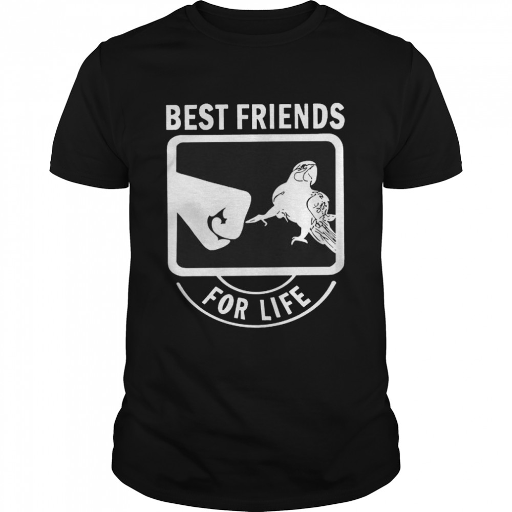 Best Friends For Life Parrot  Classic Men's T-shirt
