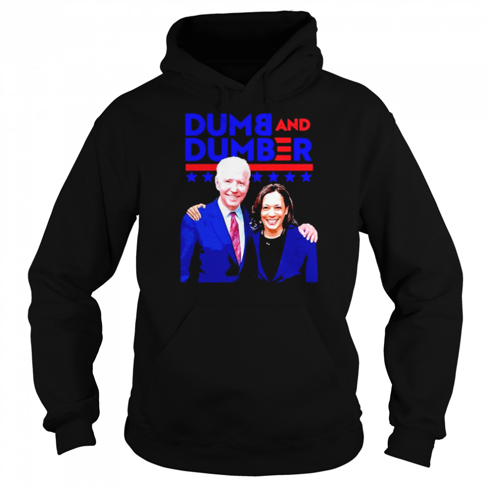 Biden and Harris Dumb and Dumber shirt Unisex Hoodie