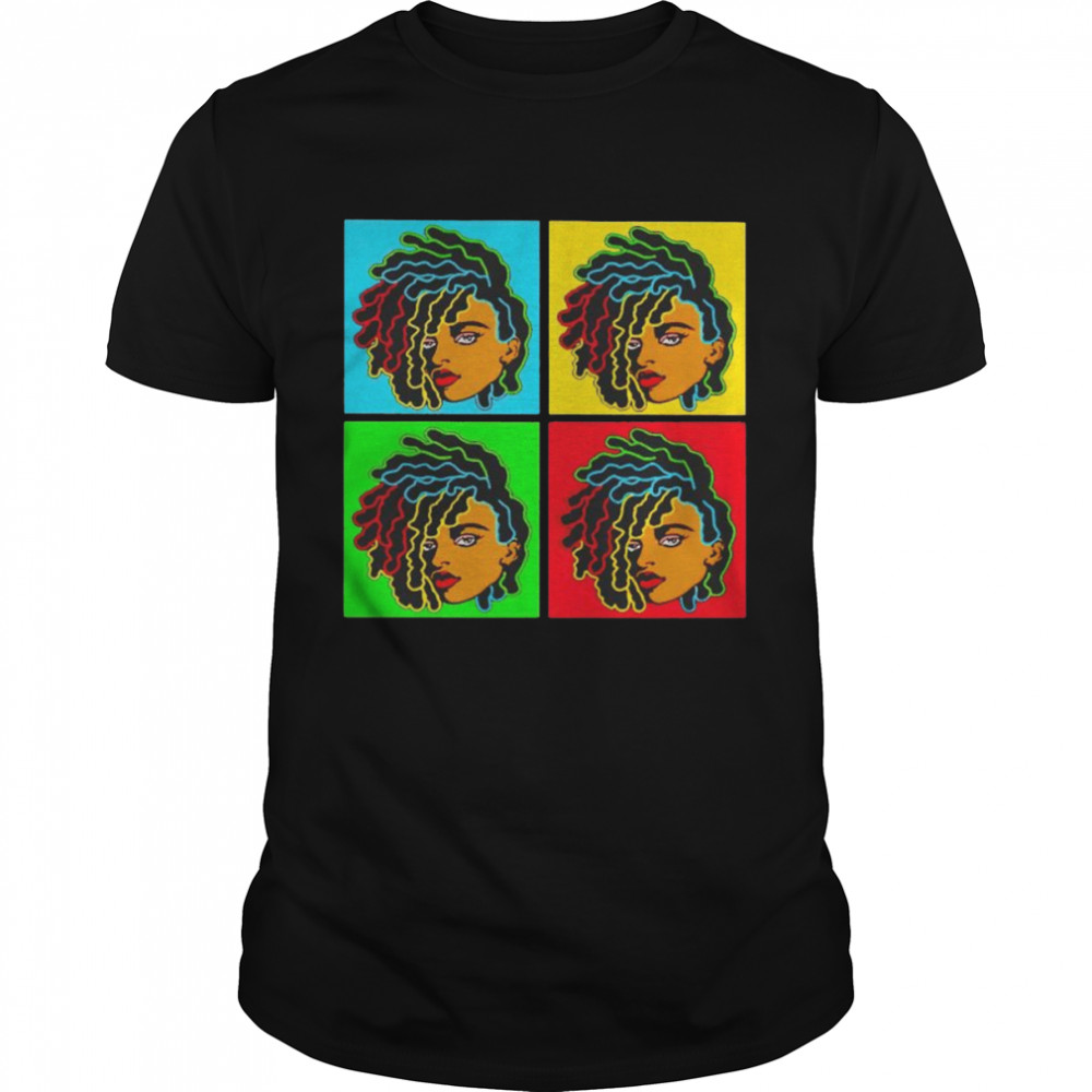 black girl with locs shirt Classic Men's T-shirt