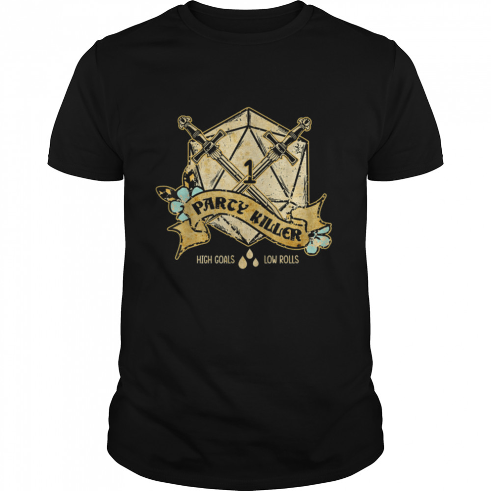 Dungeon Crawler, Dragon Master, DM Gaming Party Killer T-Shirt B09Q5LMV1Y