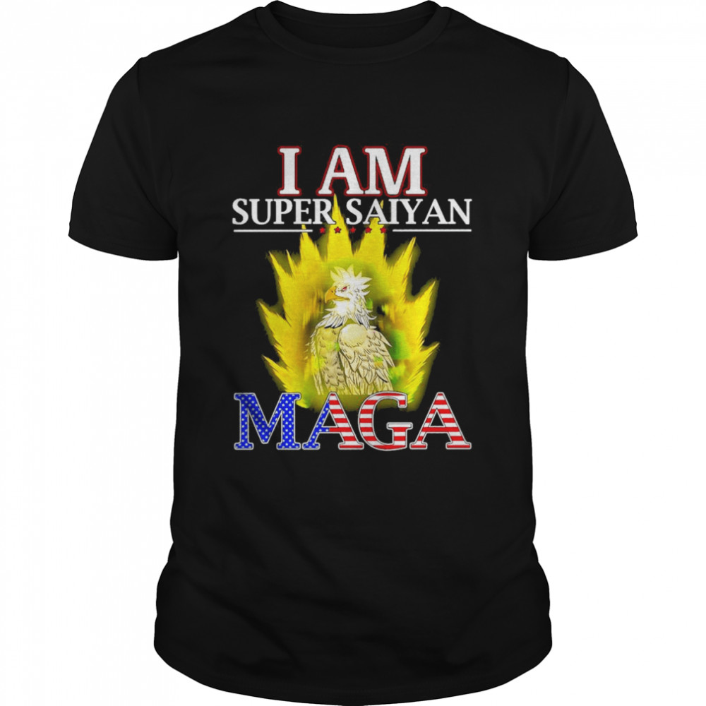 Eagle I Am Super Saiyan MAGA  Classic Men's T-shirt