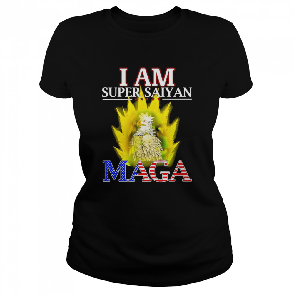 Eagle I Am Super Saiyan MAGA  Classic Women's T-shirt