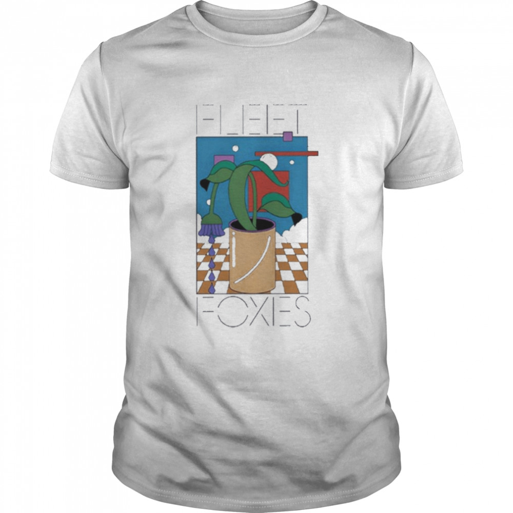 Fleet foxes flower drip crew shirt Classic Men's T-shirt