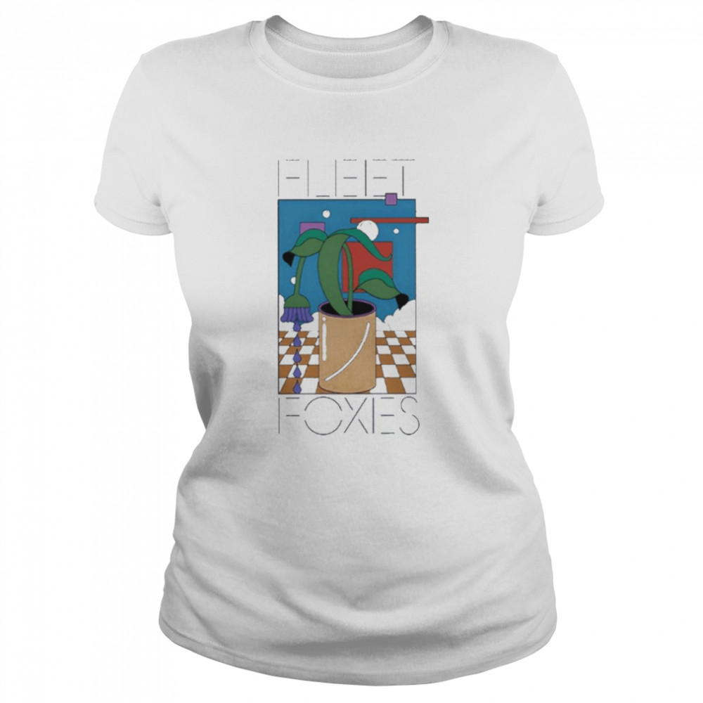 Fleet foxes flower drip crew shirt Classic Women's T-shirt