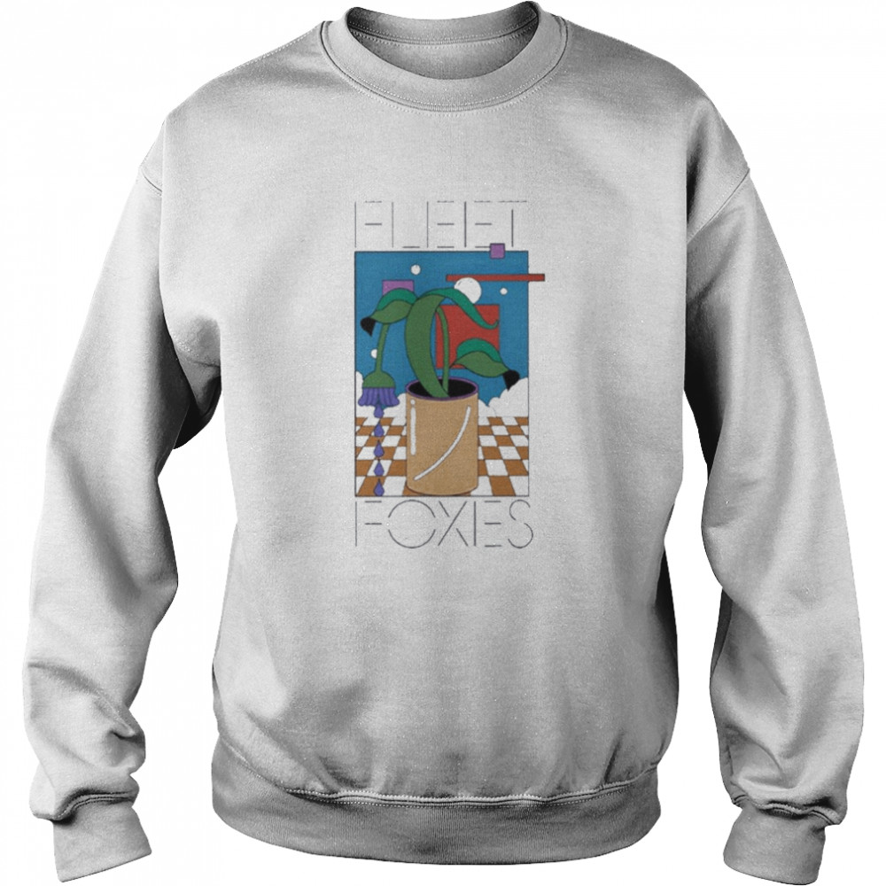 Fleet foxes flower drip crew shirt Unisex Sweatshirt