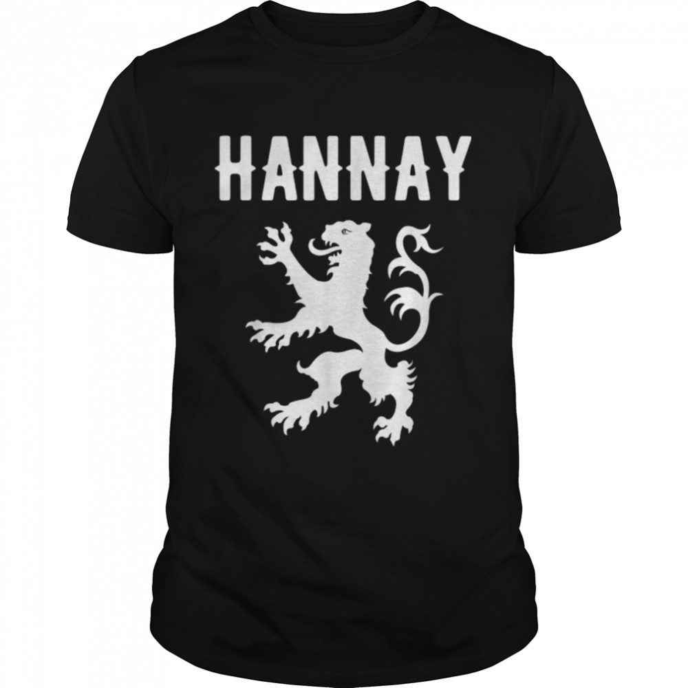 Hannay Clan Scottish Family Name Scotland Heraldry T-Shirt B0B4V9SXMH