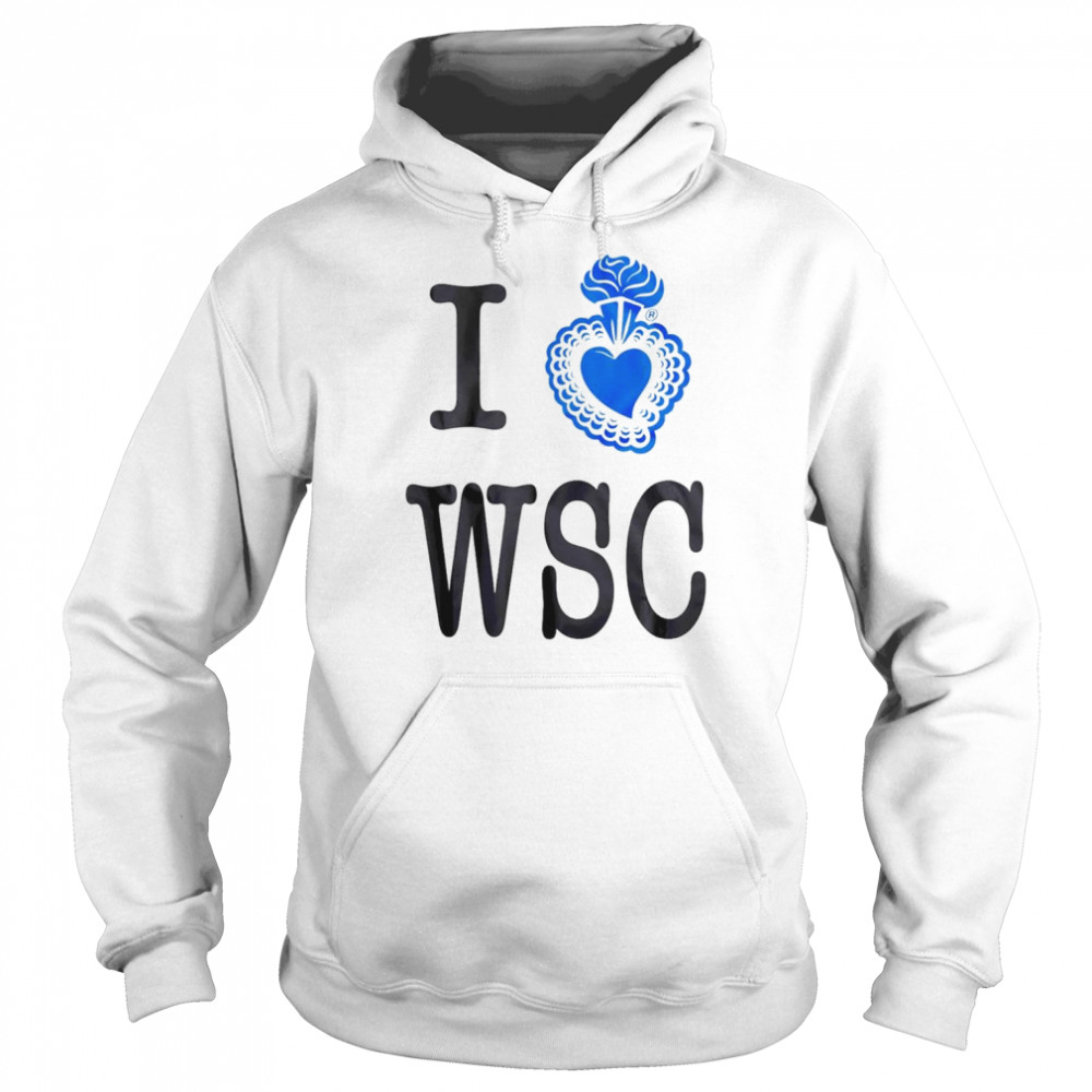 I love WSC T-shirt Unisex Hoodie