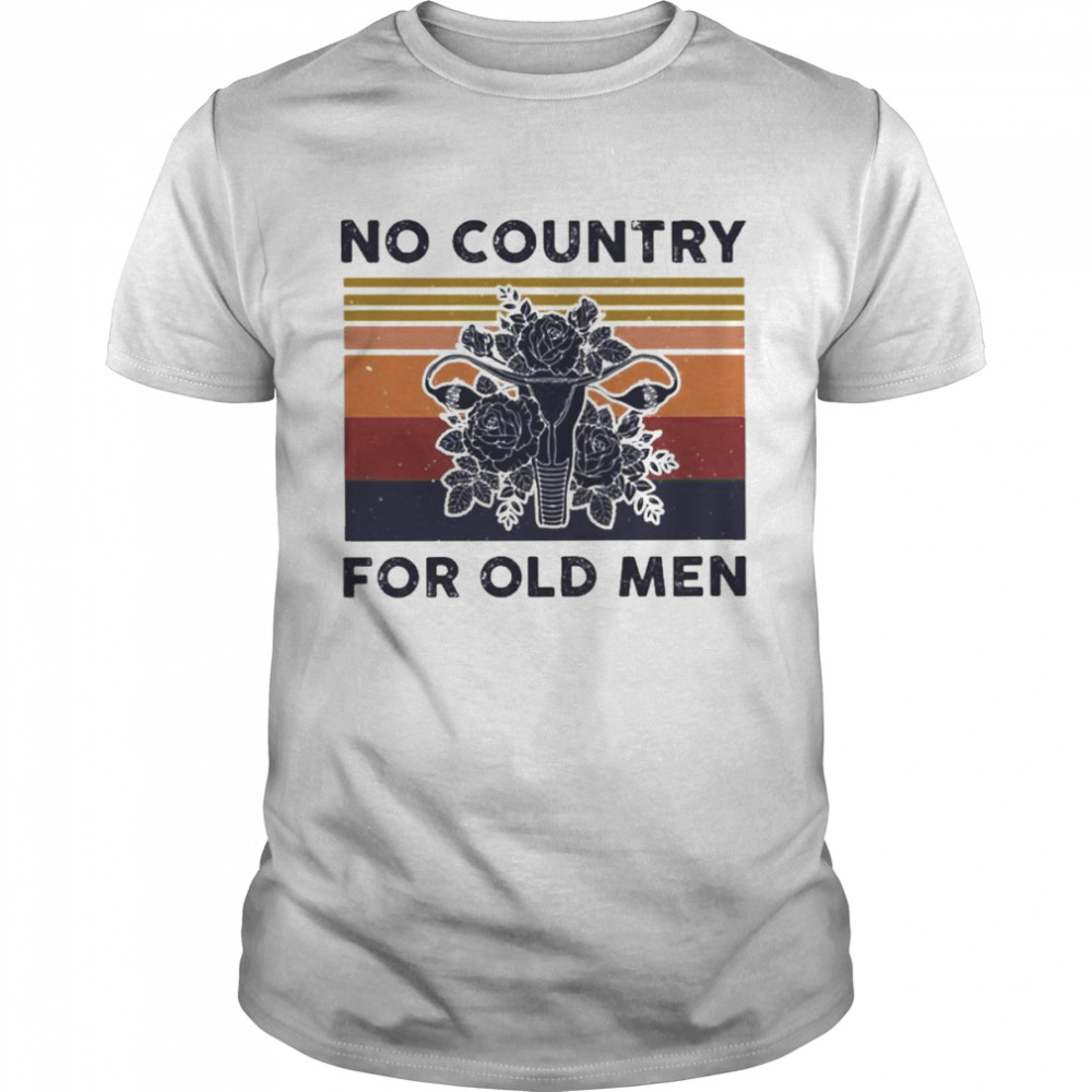 Uterus no country for old men retro vintage shirt Classic Men's T-shirt