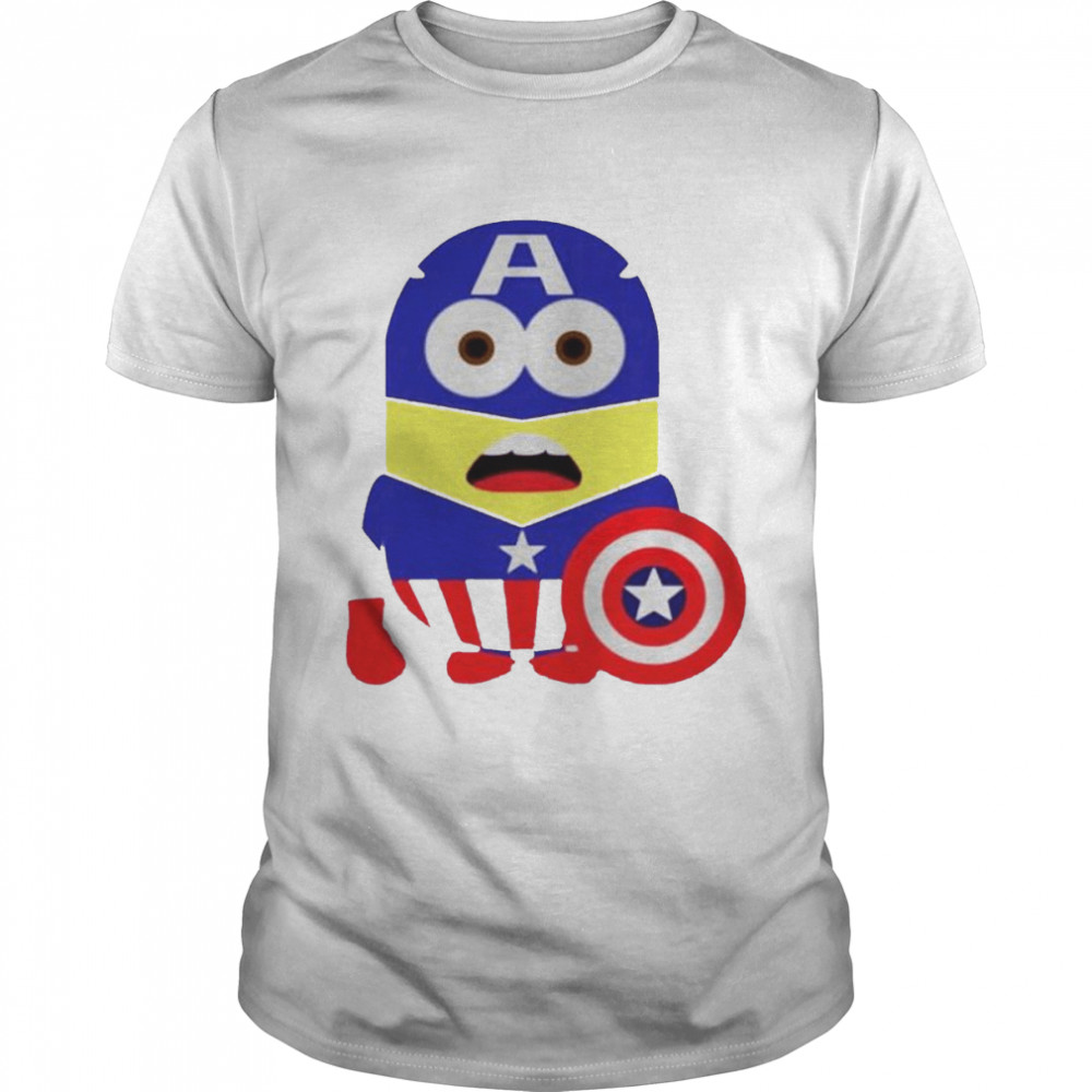 captain America Minion shirt