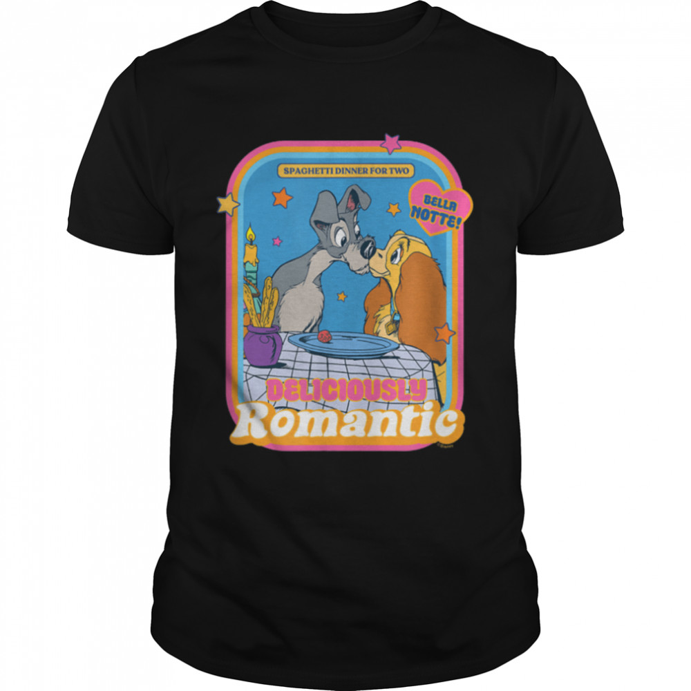 Lady and the Tramp - Deliciously Romantic T-Shirt B09QFSZVJX