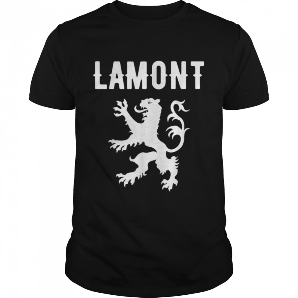 Lamont Clan Scottish Family Name Scotland Heraldry T-Shirt B0B4V4D9M2