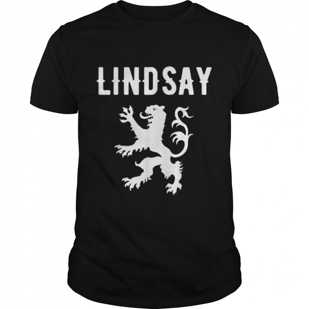 Lindsay Clan Scottish Family Name Scotland Heraldry T-Shirt B0B4V11W34