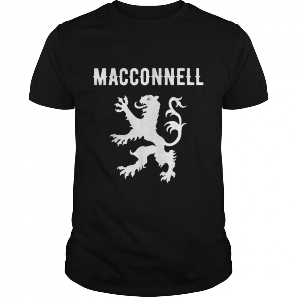 MacConnell Clan Scottish Family Name Scotland Heraldry T-Shirt B0B4V8HX7Z