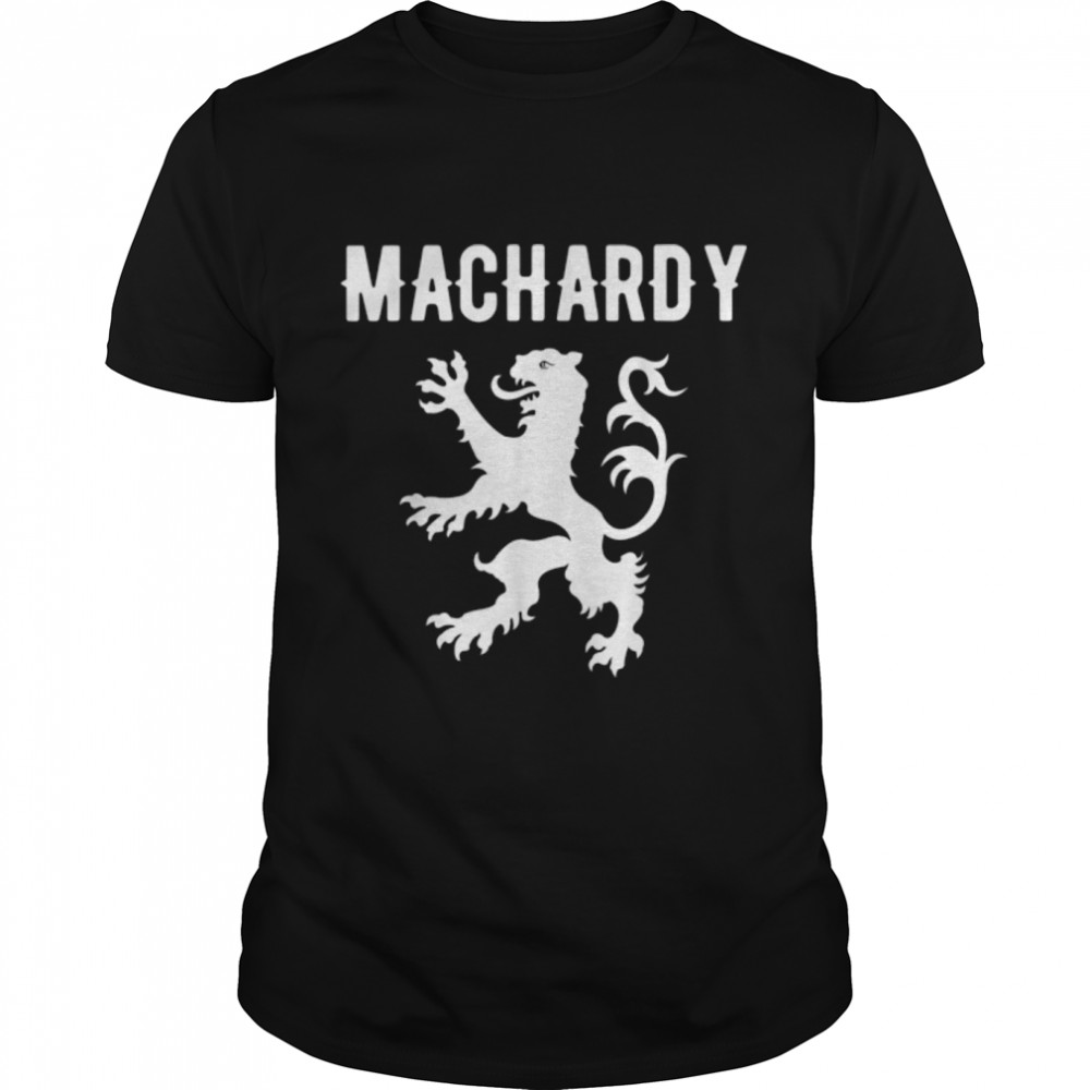 MacHardy Clan Scottish Family Name Scotland Heraldry T-Shirt B0B4V2WKSY