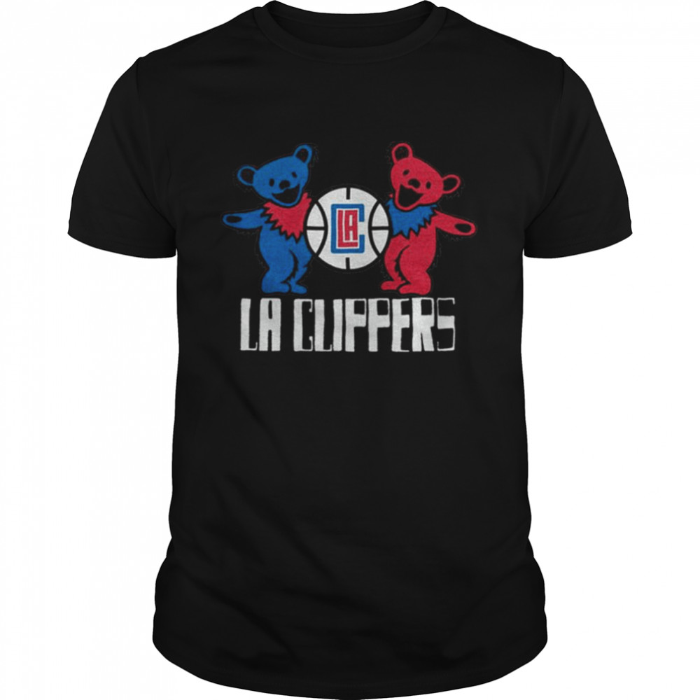NBA Grateful Dead Bear LA Clippers Shirt