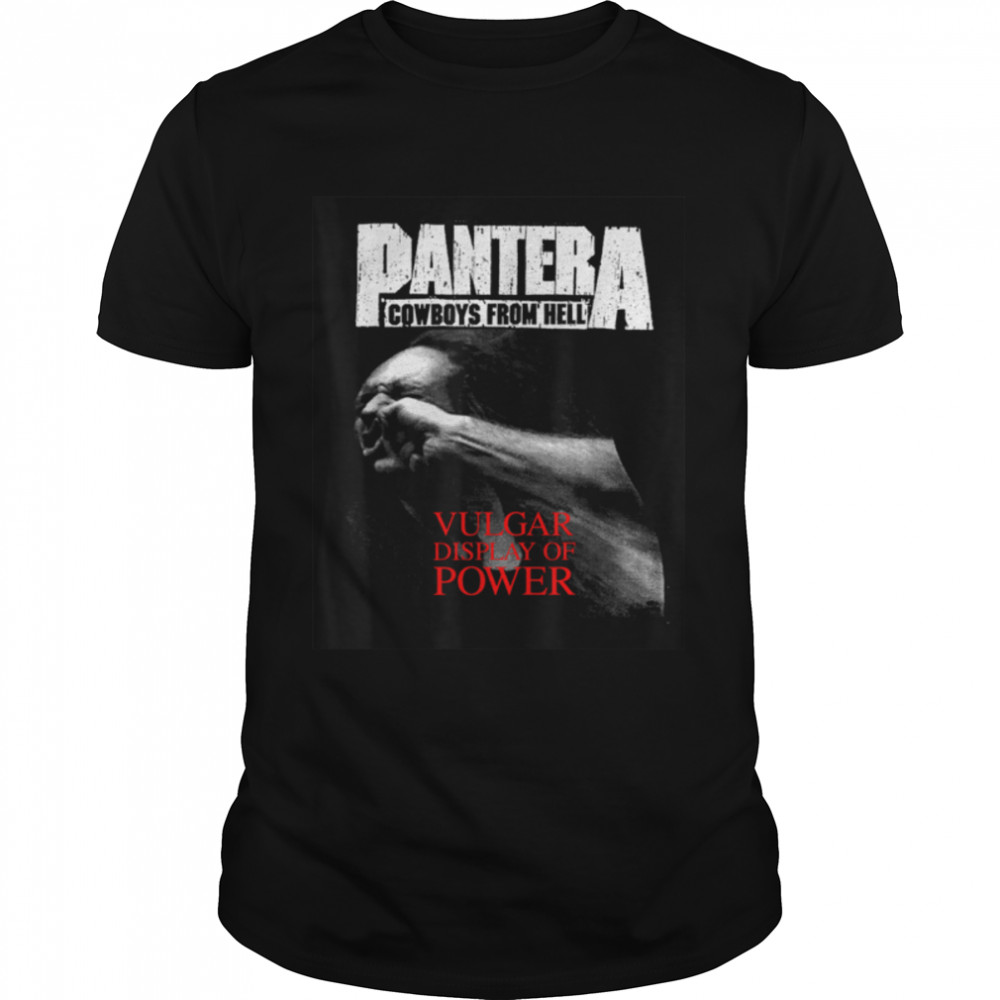 Pantera Official Vulgar Display Of Power T-Shirt B07TNMKY4L