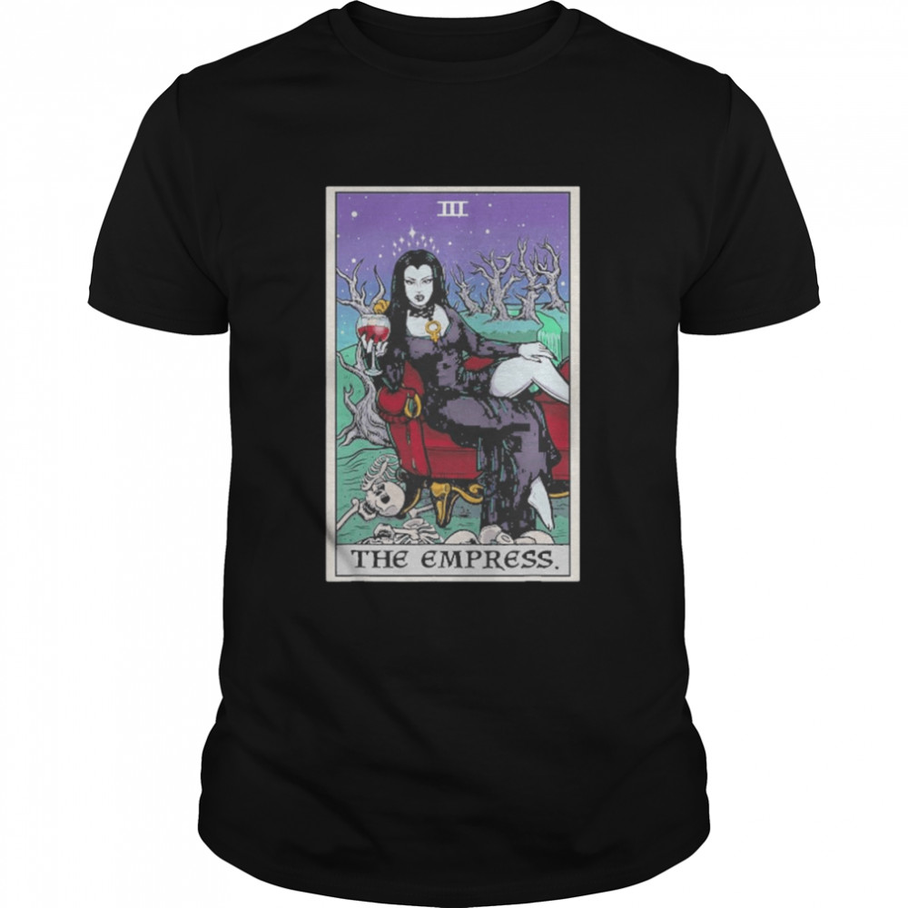 The Empress Tarot Card Halloween Vampire Gothic Horror Shirt
