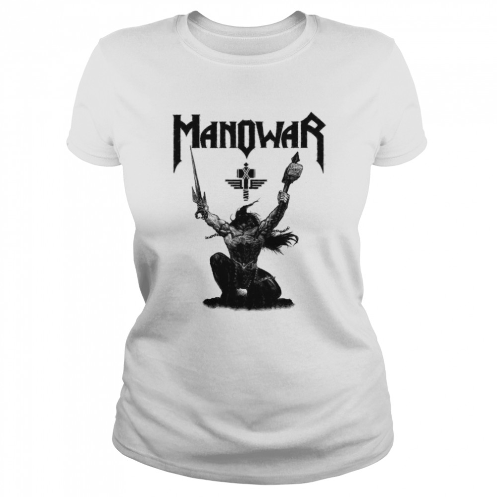 02-top music band manowar  Classic T- Classic Women's T-shirt
