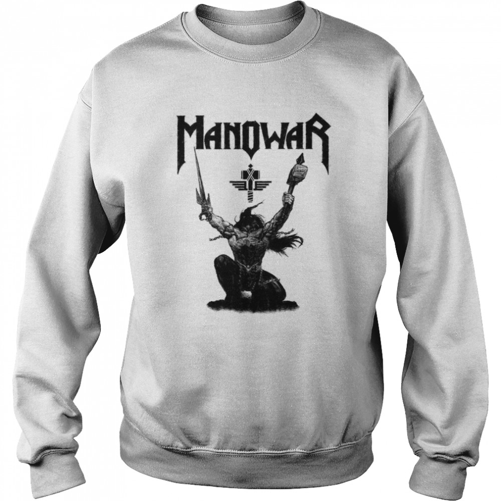 02-top music band manowar  Classic T- Unisex Sweatshirt